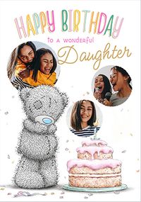 Tap to view Me To You Daughter 3 Photo Birthday Card