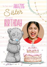 Tap to view Me To You Amazing Sister Birthday Photo Card