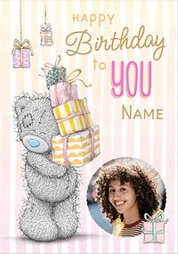 Tap to view Me To You Present Tower Birthday Photo Card