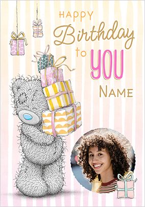 Photo of Me To You Present Tower Birthday Photo Card