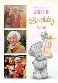 Tap to view Me To You Present Tower 3 Photo Birthday Card