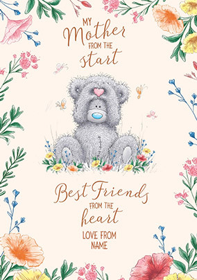 Me To You - Mother Best Friend Personalised Card