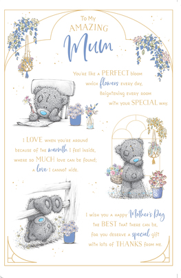 Me To You - Mum Verse Personalised Mother's Day Card