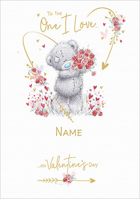 Me To You - One I Love Valentine's Day Personalised Card