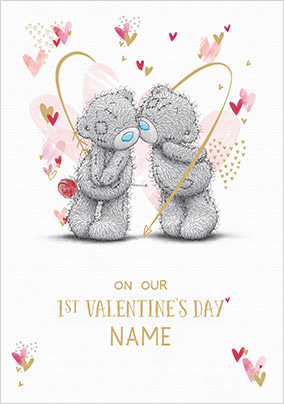 Me To You - 1st Valentine's Day Personalised Card