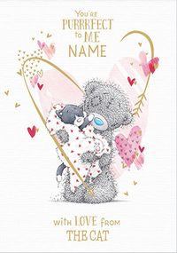 Me To You - From the Cat Personalised Valentine's Day Card