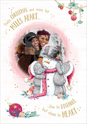 Me To You - Miles Apart Photo Christmas Card