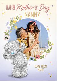 Tap to view Me To You Nanny Floral Mother's Day Photo Card