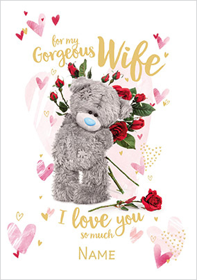 Me To You - Wonderful Wife Valentine's Day Personalised Card