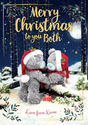 Me To You - Both at Christmas Personalised Card
