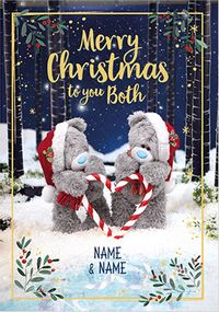 Me To You - To Both of You Personalised Christmas Card