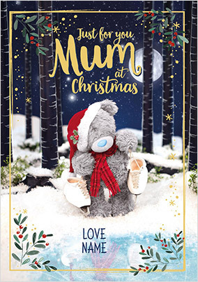 Me To You - Just For Mum Personalised Christmas Card