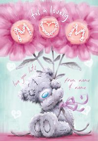 Tap to view Me To You - Mum Flowers Personalised Mother's Day Card