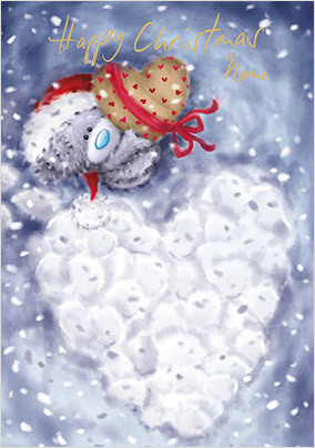 Me To You - Snowy Christmas Personalised Card