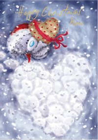 Tap to view Me To You - Snowy Christmas Personalised Card