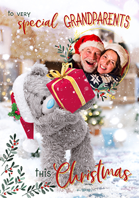Me To You Special Grandparents Christmas Photo Card