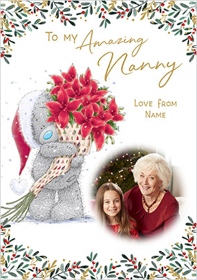 Me To You Amazing Nanny Christmas Photo Card