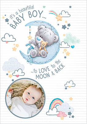 Me To You Tiny Tatty New Baby Boy Card