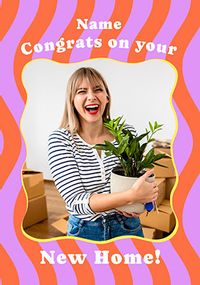 Tap to view Wavy Border Photo Upload New Home Card