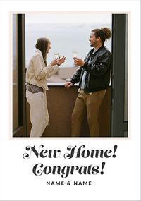 Tap to view Congratulations On Your New Home Photo Upload Card