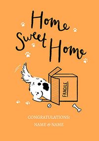 Tap to view Home Sweet Home Illustrated Dog Card