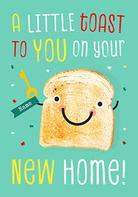 Tap to view A Little Toast To Your New Home Card