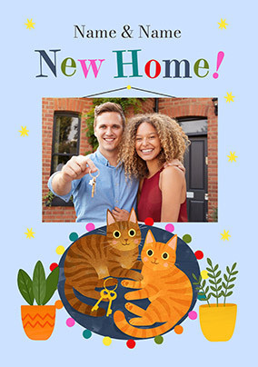 New Home Cats Photo Upload Card
