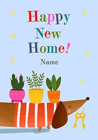 Tap to view Sausage Dog New Home Card