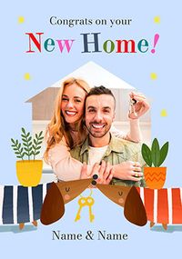 Tap to view Sausage Dog Photo Upload New Home Card
