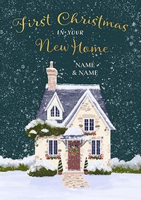Tap to view New Home at Christmas Personalised Card