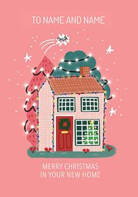 Tap to view Christmas in New Home Personalised Christmas Card