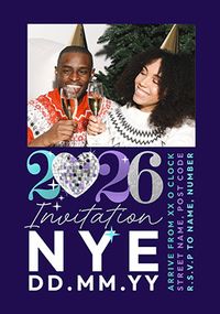 Tap to view 2026 New Year Party Invitation Photo Card
