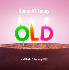 Old Birthday Card