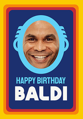 Baldi Photo Birthday Card