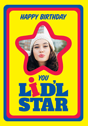 Little Star Photo Spoof Card