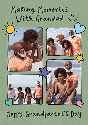 Grandad Grandparents' Day 4 Photo Card