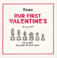 First Move Personalised Valentine's Day Card