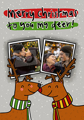 My Deer Photo Christmas Card