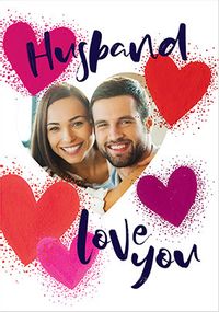 Tap to view Paper Link Husband Love Valentines Card