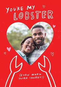 Tap to view Paper Link My Lobster Valentines Card