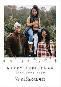 Merry Christmas Photo from the Family Card