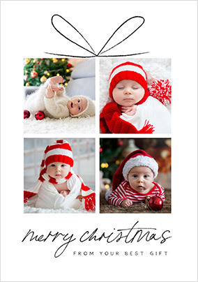 From Your Best Gift Photo Christmas Card