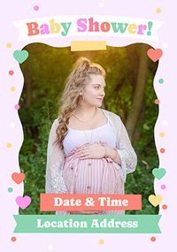 Tap to view Photo Upload Baby Shower Invite Card