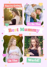 Tap to view Going to be the Loveliest Mummy Multi Photo Pregnancy Card