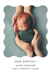Tap to view Happy Momento New Arrival Baby Photo Pregnancy Card