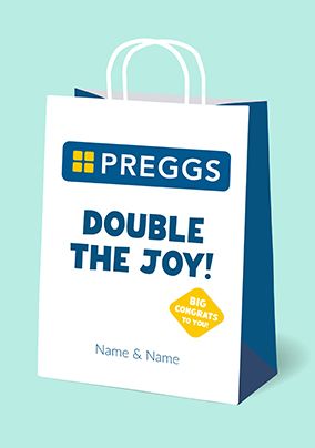Photo of Preggs Buns In The Oven Twins Pregnancy Card