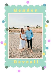 Tap to view Gender Reveal Photo Pregnancy Card