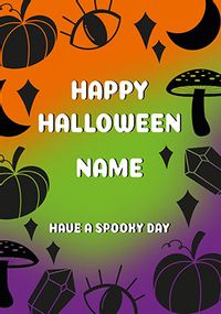 Tap to view Spooky Day Halloween Personalised Card