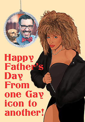 Iconic Singer Fathers Day Card