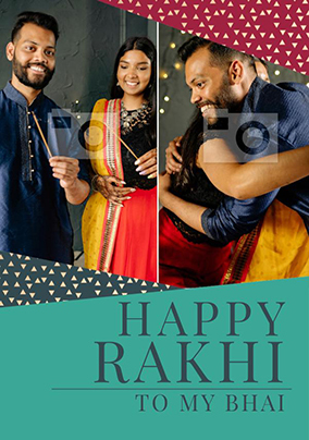 Bhai Rakhi Photo Card